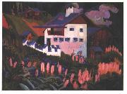 Ernst Ludwig Kirchner House in the meadows Spain oil painting artist